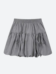 Y2K Grunge Bubble Mini Skirt