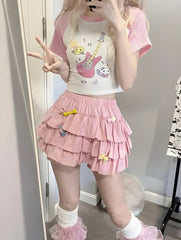 Coquette Ruffle Mini Skort